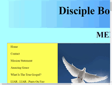 Tablet Screenshot of disciplebob.com